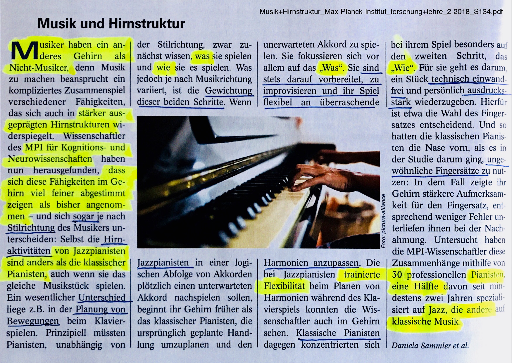 Musik+Hirnstruktur Max Planck Institut forschung+lehre 2 2018 S134